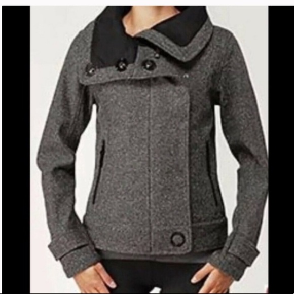 Rare Lululemon Audrey Brown Tweed Jacket - Picture 1 of 13